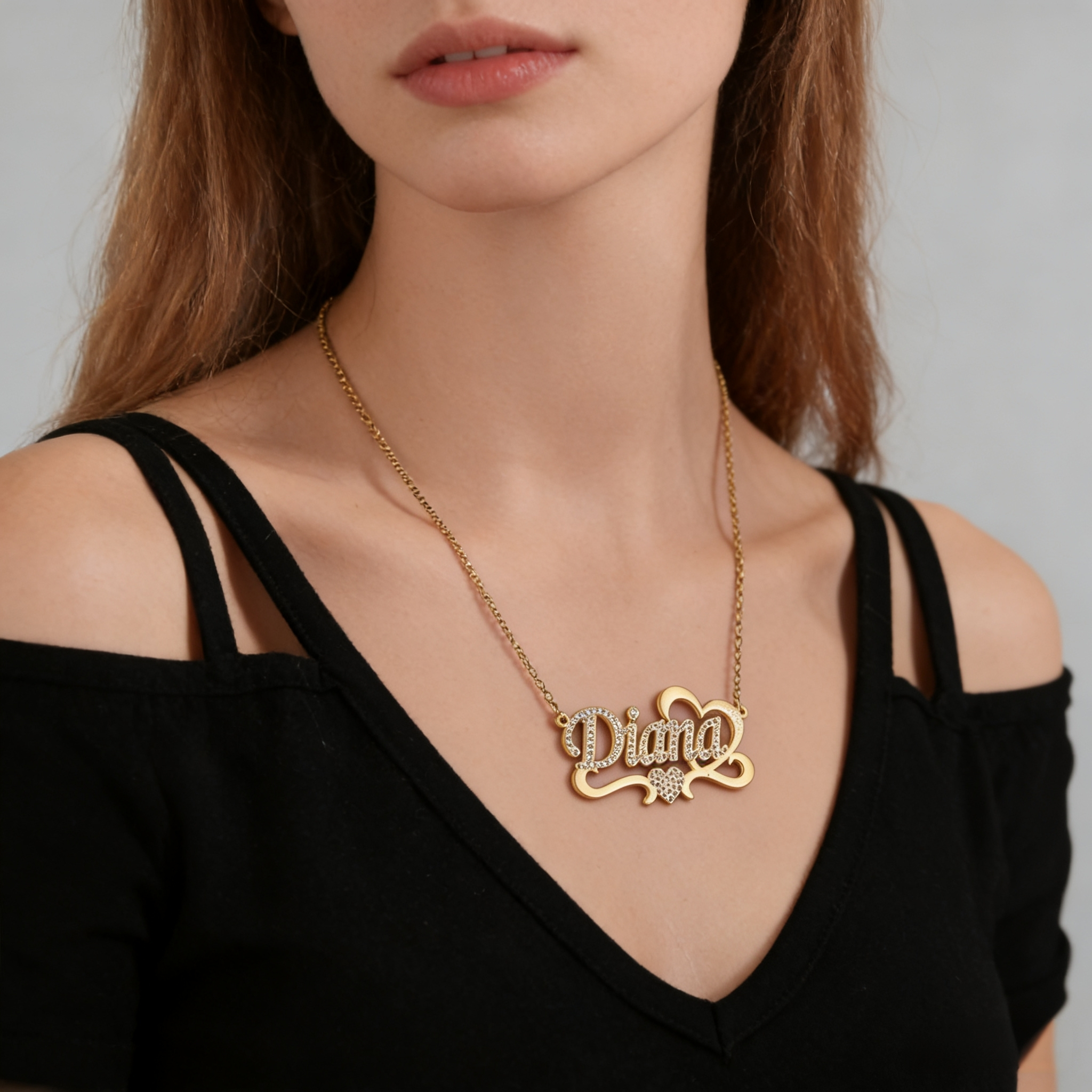 Personalized Name Necklace - A Meaningful Gift for Someone Special(Stone Name)