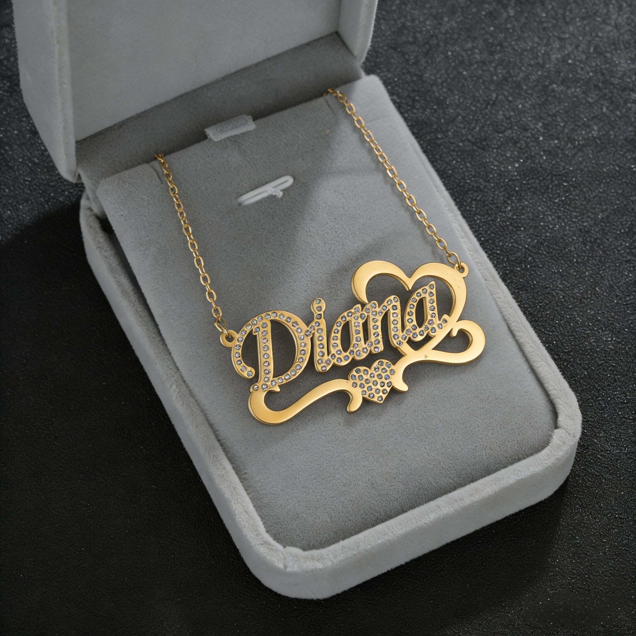 Personalized Name Necklace - A Meaningful Gift for Someone Special(Stone Name)