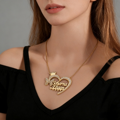 Personalized Name Necklace (Butterfly)