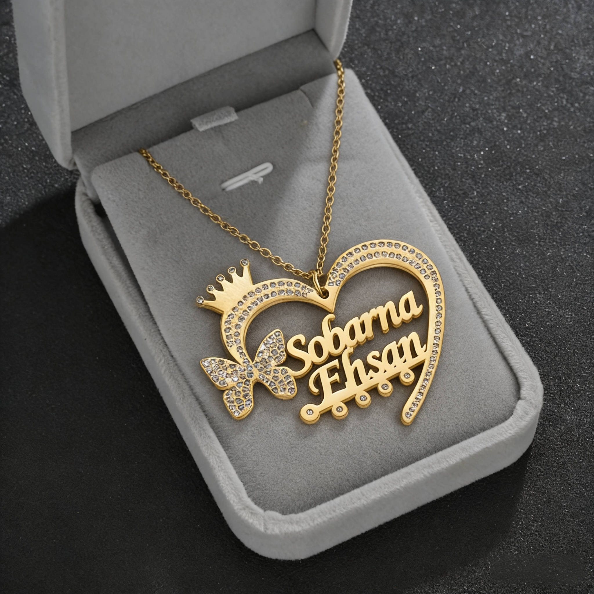 Personalized Name Necklace (Butterfly)