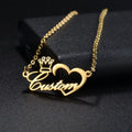 Personalized Name Necklace (Crown)